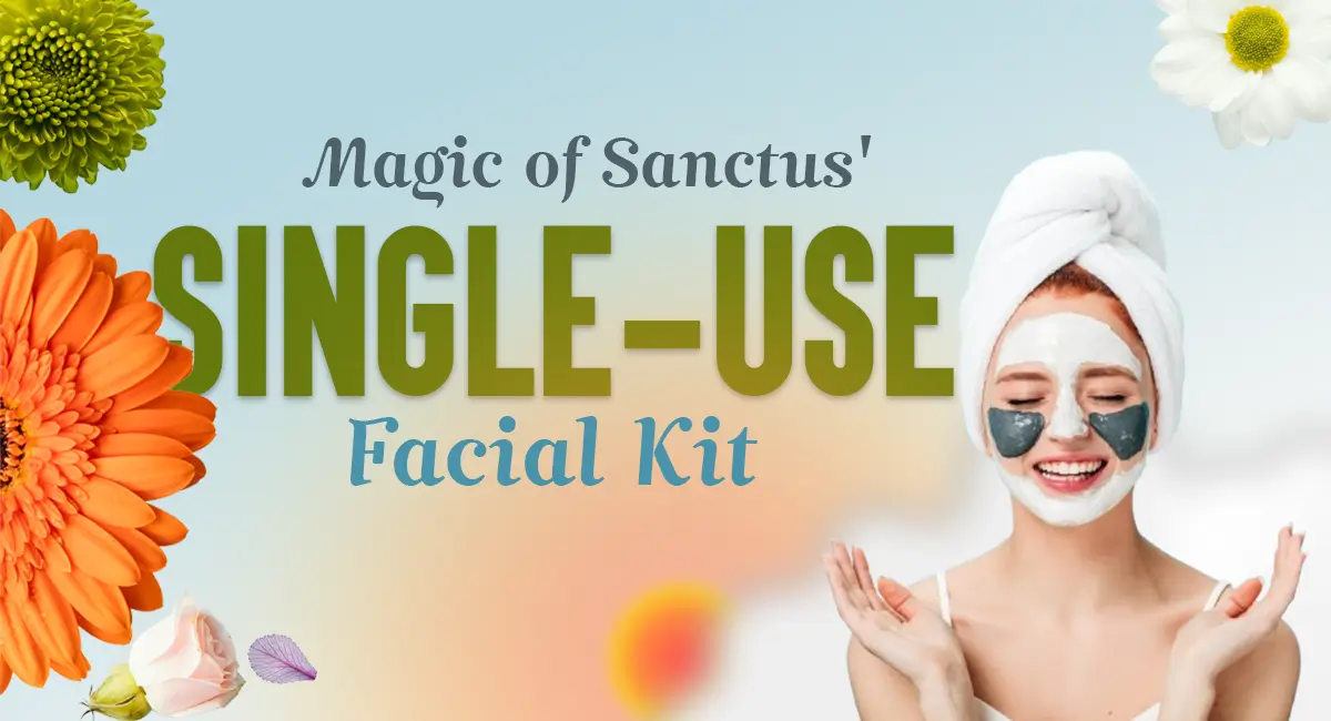 Magic of Sanctus' single use facial kit