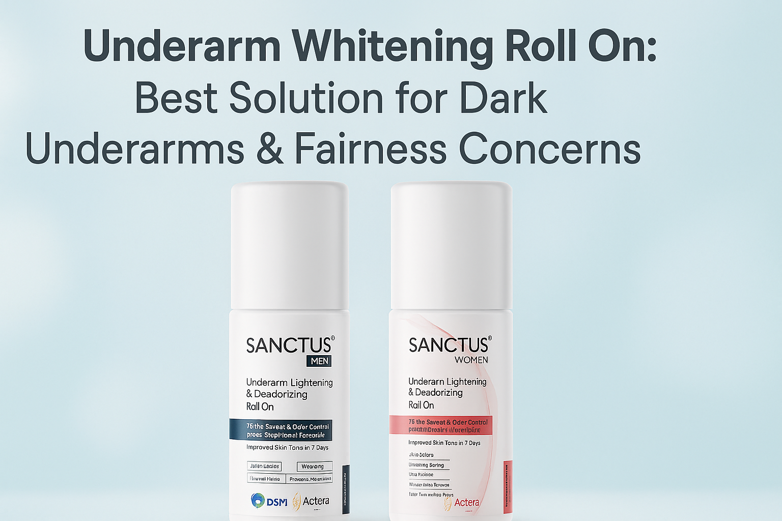 Underarm Whitening Roll On: Best Solution for Dark Underarms & Fairness Concerns