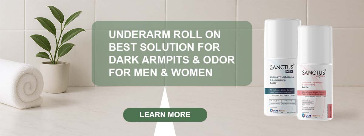 Underarm Roll On – Best Solution for Dark Armpits & Odor for Men & Women